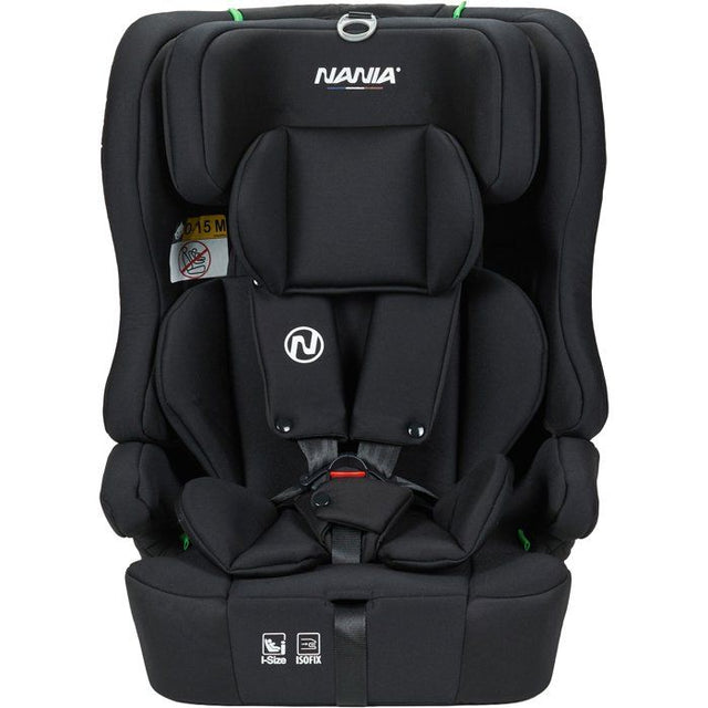Siege auto - NANIA - LIMA - Groupe 1/2/3 - 76-150 cm - Isofix - I-Size - Réducteur - Noir