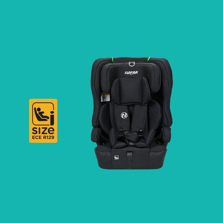 Siege auto - NANIA - LIMA - Groupe 1/2/3 - 76-150 cm - Isofix - I-Size - Réducteur - Noir