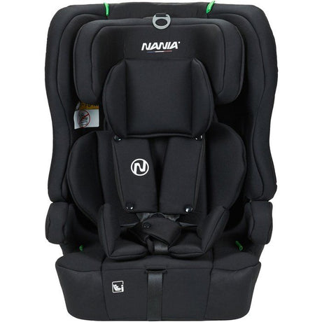 Siege auto - NANIA - RIO - Groupe 1/2/3 - 76-150 cm - I-Size - Réducteur - Noir