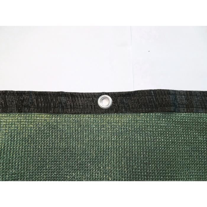 Brise-vue - NATURE -  1 x 3 m - Occultant 5/5 - HDPE 350 g/m˛ - Anthracite