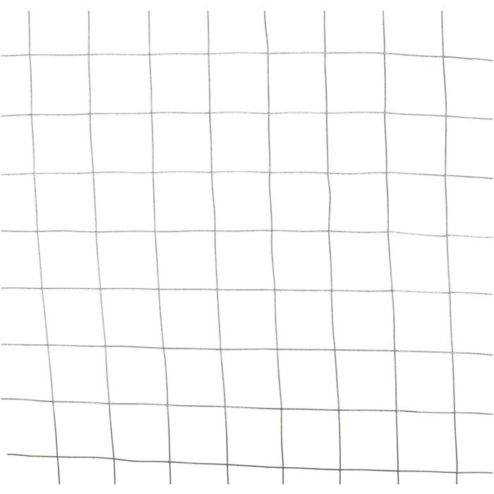 Grillage carré - NATURE - 1 x 3 m - Ep. 19 mm - Gris