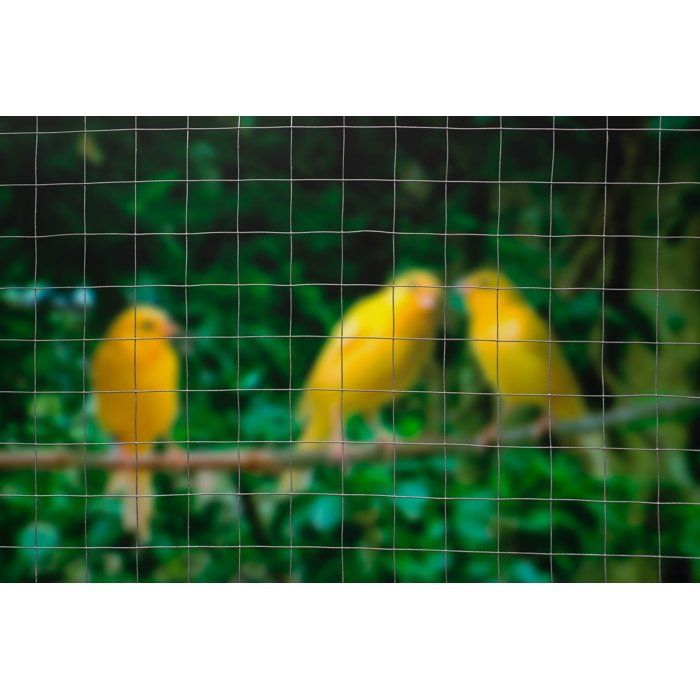 Grillage carré - NATURE - 1 x 3 m - Ep. 19 mm - Gris