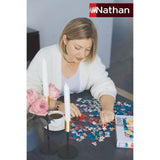 Puzzle 500 pieces, Affiche de la Corse/Louis l'Affiche, Des 10 ans, Collection Nostalgie, 87826, Nathan