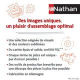 Puzzle 500 pieces, Affiche de la Corse/Louis l'Affiche, Des 10 ans, Collection Nostalgie, 87826, Nathan