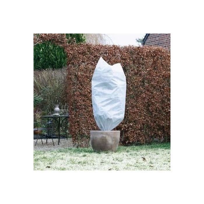 NATURE Lot de 3 housse d'hivernage 50 g/m˛ - Ř 50 cm x 1 m - Blanc