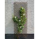 Nature Treillis de jardin 30x180 cm saule naturel marron 446397