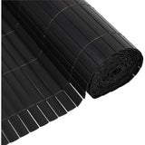 Canisse PVC double face - NATURE - 1 x 3 m - 1600 g/m˛ - Occultant 4/5 - Anti-UV - Anthracite