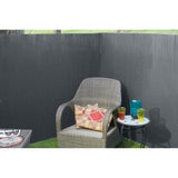Canisse PVC double face - NATURE - 1 x 3 m - 1600 g/m˛ - Occultant 4/5 - Anti-UV - Anthracite