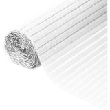 Canisse PVC double face - NATURE - 1 x 3 m - 1600 g/m˛ - Occultant 4/5 - Anti-UV - Blanc