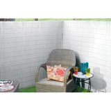 Canisse PVC double face - NATURE - 1 x 3 m - 1600 g/m˛ - Occultant 4/5 - Anti-UV - Blanc