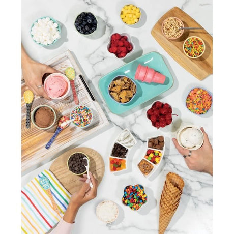 Machine a glaces NINJA - Creami Swirl NC701EU - Capacitť 480ml - 13 programmes dont glaces a l'italienne - 2 pots inclus
