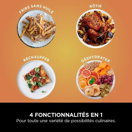 Friteuse sans huile NINJA - Pro AF140EU - Capacité 4,7L - 4 programmes de cuisson - 2000W