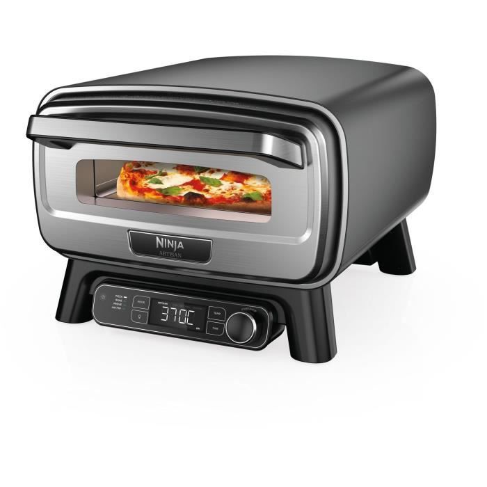 Four a pizza électrique - NINJA - MO201EU - 1760 W - 4 modes de cuisson - jusqu'a 370° - Gris
