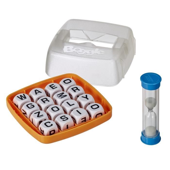 Boggle, Jeu de société de voyage, Jeu de réflexion rapide pour petits et grands, Hasbro Gaming, Des 8 ans