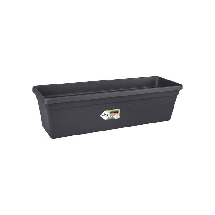 ELHO Balconniere GREEN BASICS -  6L - L 16,5 x P 39 x H 13,7 cm - Extérieur & Balcon - Vivre noir