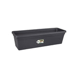 ELHO Balconniere GREEN BASICS -  6L - L 16,5 x P 39 x H 13,7 cm - Extérieur & Balcon - Vivre noir