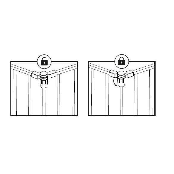 NORDLINGERPRO Barriere Pare feu pliable avec portillon  protection feu cheminée et poele