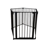 NORDLINGERPRO Barriere Pare feu pliable avec portillon  protection feu cheminée et poele