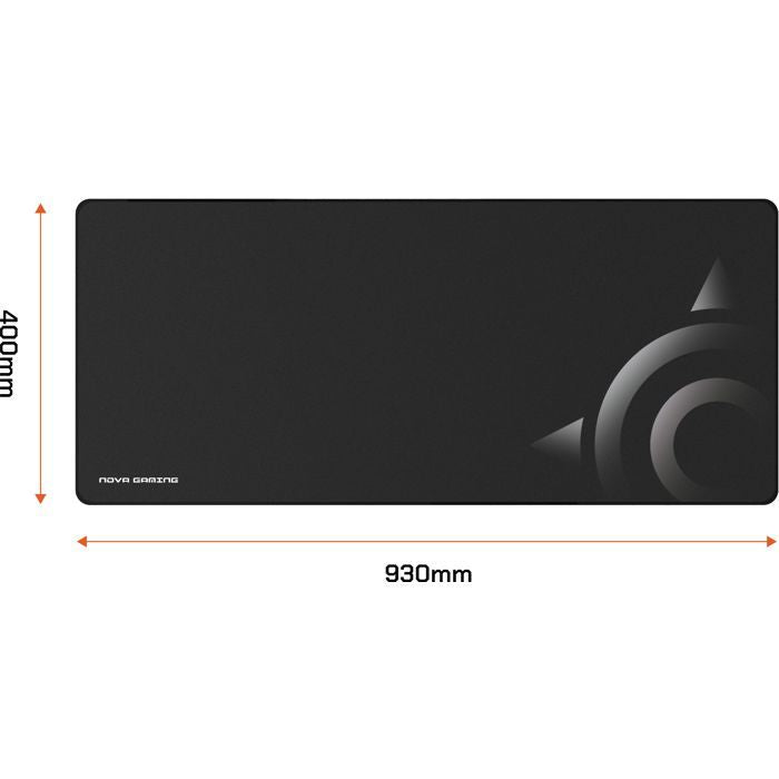 Tapis de souris XL - NOVA GAMING - Apollon - Noir