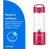 Blender portable - NUTRIBULLET - NBP003MA - 100 W - Tasse 475 ml - Sans BPA - Magenta