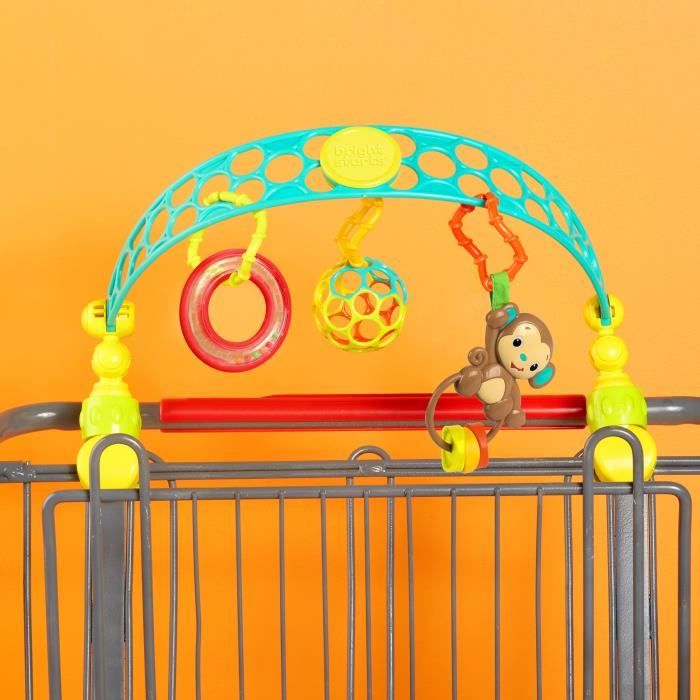 BRIGHT STARTS Arche de jeux poussette, siege auto bébé  Oball 0 mois+