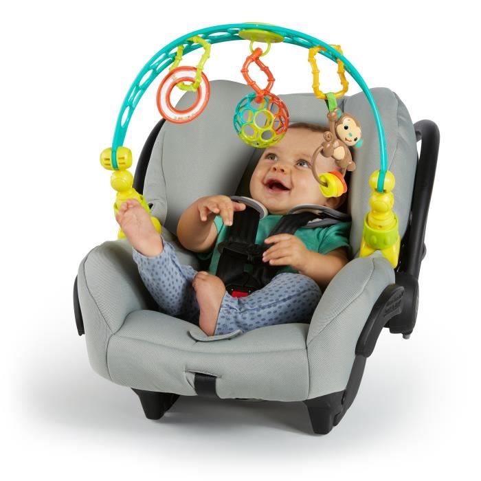 BRIGHT STARTS Arche de jeux poussette, siege auto bébé  Oball 0 mois+
