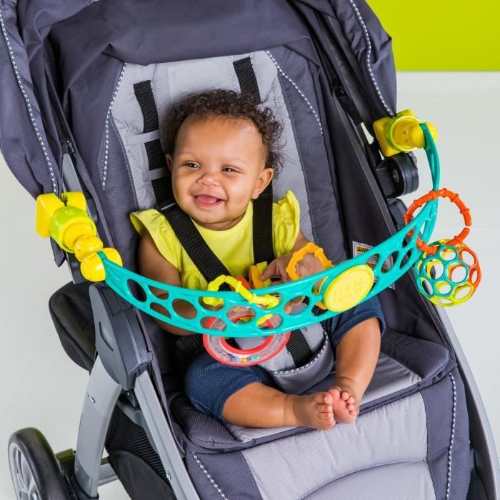 BRIGHT STARTS Arche de jeux poussette, siege auto bébé  Oball 0 mois+