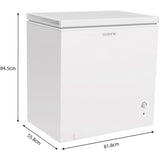 Congélateur coffre - CONTINENTAL EDISON - OCEACC194WD - Classe D - 194 L - 81,8 x 55,8 x 83,5 cm - Blanc