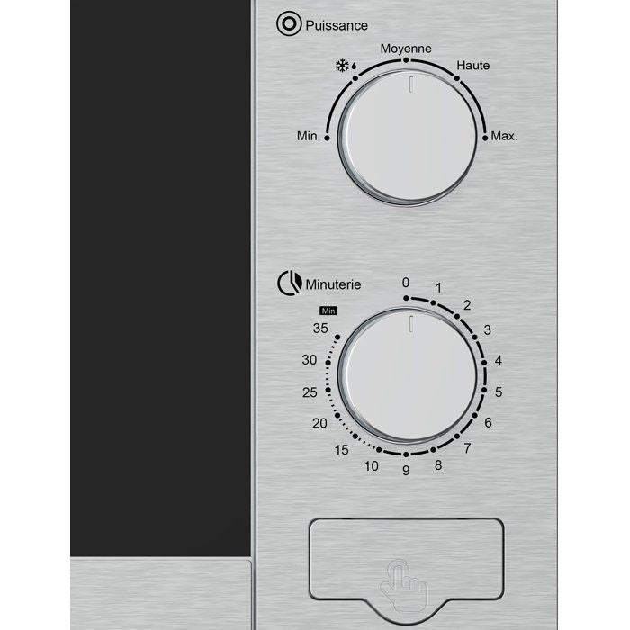 Micro-ondes monfonction OCEANIC MO20S Silver L45x H24 x P32,1 cm 20L