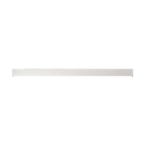 OPTIMUM - Kit porte coulissante + rail + bandeau pret a peindre - H.204xL.83xP.4 cm - Blanc