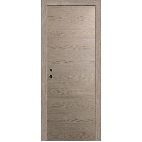 Bloc porte avec huisserie réversible et ajustable - OPTIMUM - Premium - Noisette - H 204 x Ep 4,4 x L 73 cm