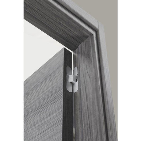 Bloc porte avec huisserie réversible et ajustable - OPTIMUM - Premium - Noisette - H 204 x Ep 4,4 x L 83 cm