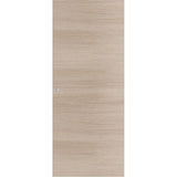 Porte coulissante - Chene blond - H 204 x Ep 3,8 x L 83 cm - Non percée