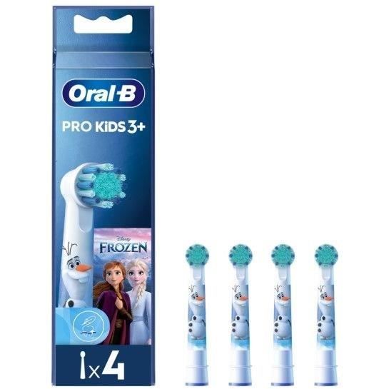 Brossettes x4 Reine des Neiges, Disney, Oral-B Pro Kids 3+, Pack de rechange, Pour enfant