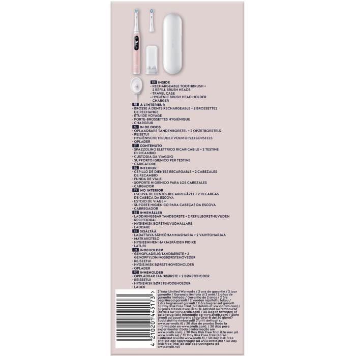 Brosses a dents - ORAL-B - iO6n Series - Pink Sand - Electrique