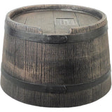Pied pour récupérateur d'eau en forme de barrique - NATURE - 50 litres - PE rotomoulé brun