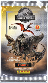 Boîte de 18 pochettes - PANINI - JURASSIC WORLD 4 TCG - 144 cartes + carte edition limitée n°2