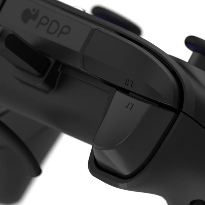 Manette de jeu - PDP - Afterglow Wave - Filaire - Noir - Éclairage LED personnalisable