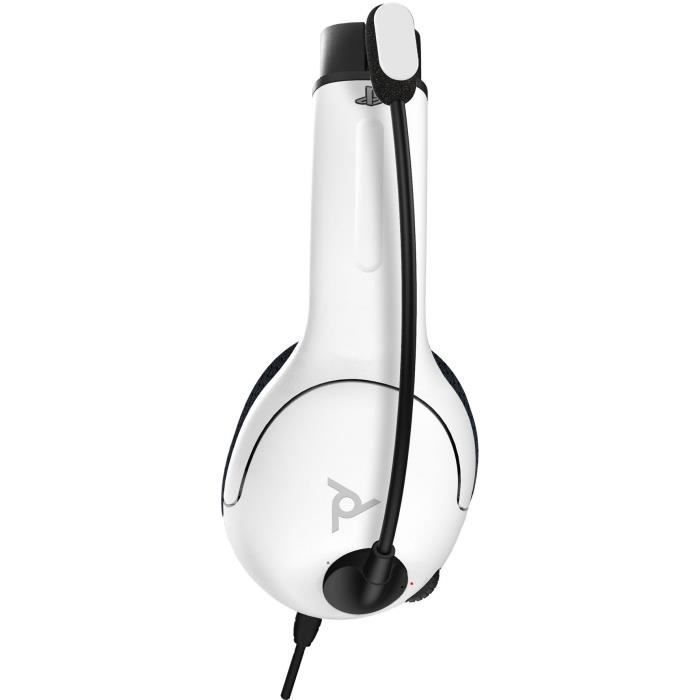 PDP - Casque gaming filaire LVL40 pour PS4 et PS5 - Blanc