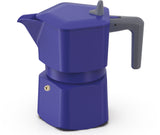 Cafetiere italienne - PEZZETTI - PENTAEXPRESS - Aluminium - 6 tasses - Bleu