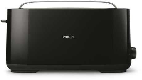 Grille-pain - PHILIPS - HD2590/90 - Collection Daily petit déjeuner - 1 fente longue - 830W - Noir