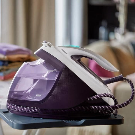 Centrale Vapeur - PHILIPS - GC9660/30 - PerfectCare Elite - 7.5 bars - 1.8L - Blanc/Violet