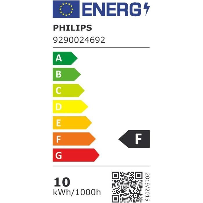 Lot de 2 ampoules LED connectée - PHILIPS HUE White - 929002469205 - E27 - Equivalent 75 W - 1100 lumens - Bluetooth