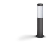 Lampadaire extérieur sur poteau - UTRECHT - Poteau anthracite - 1x20 W - Haute tension