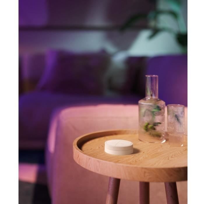 Télécommande Tap Dial Switch - PHILIPS HUE - Blanc - Contrôle plusieurs pieces - Compatible Alexa - Intérieur