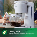 Cafetiere filtre - PHILIPS - HD5120/00 - Collection Eco-Conscious - 1.2L - 1000W - Creme