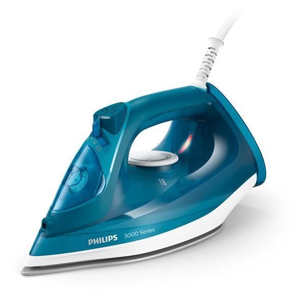Fer a repasser - PHILIPS - DST3040/70 - A vapeur avec systeme anticalcaire intégré - 40gr/min vapeur continue - 2400W - Bleu