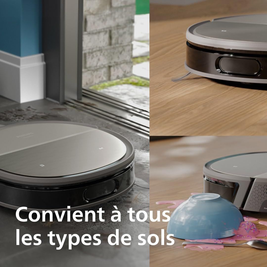 Nettoyant aspirateur - PHILIPS - XV1493/10 - Détergent formule ultra concentrée - Compatible aspirateur robot S5000-9000 - 1x250ml