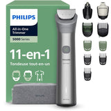 Tondeuse multifonction 11-en-1 étanche - PHILIPS - Series 5000 MG5941/15 - 120 min - Sans fil - Gris clair