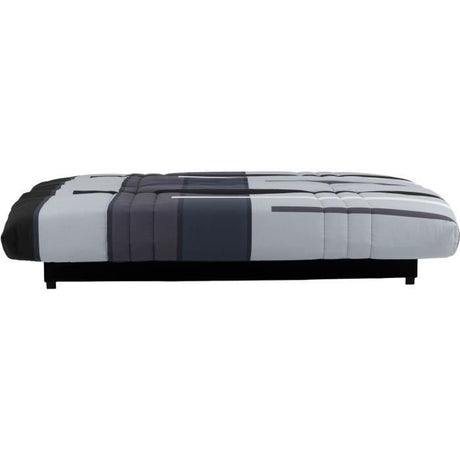 Banquette clic-clac - 3 places - Piste Gris - 190 x 90 x 92 cm - PIXIE